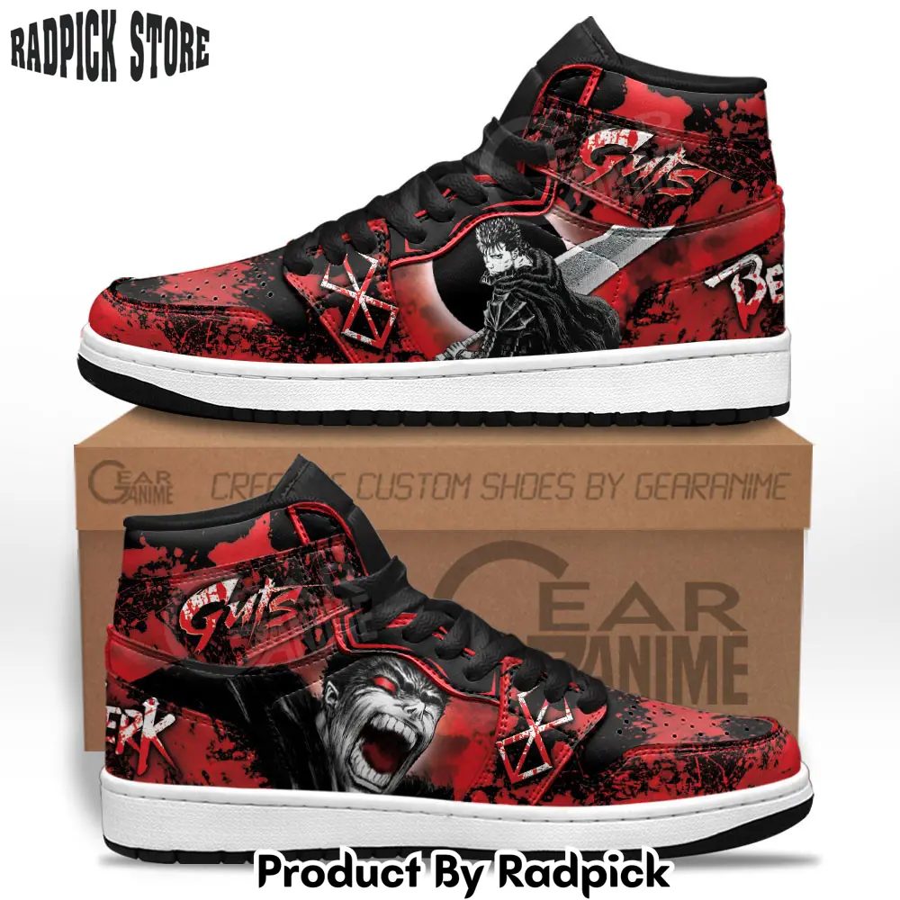 Guts air jordan high top sneakers anime vsp  rp0244996